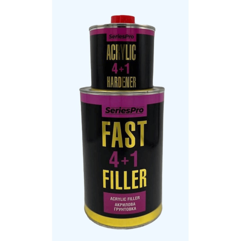 Грунт акриловый серый 0.8л CS System SeriesPro Fast Filler 4+1 + отв. CSSystem SeriesPro Hardener, 0,2л Грунт акриловый серый 0.8л CS System SeriesPro Fast Filler 4+1 + отв. CSSystem SeriesPro Hardener, 0,2л