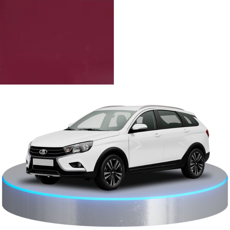 Краска по коду металлик красная 180 GRANAT, Гранат для автомобилей Lada