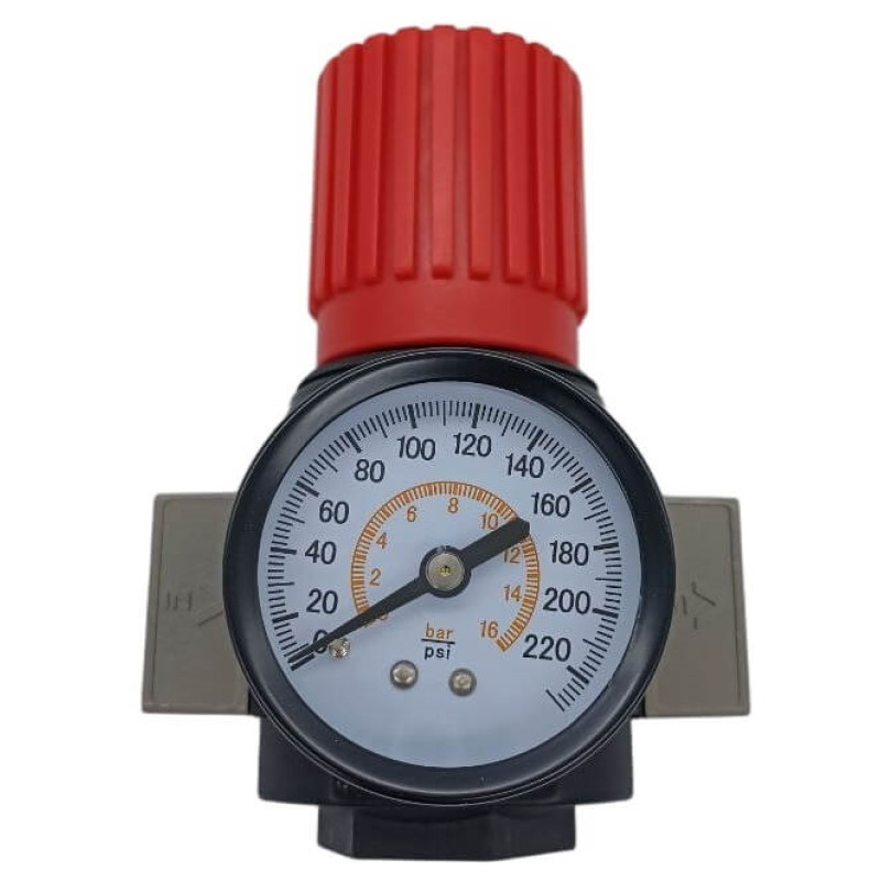 Регулятор давления 1/2», 1-16 бар, 4000 л/мин. INTERTOOL PT-1428 профессиональный