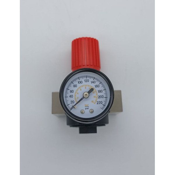 Регулятор давления 1/4", 1-16 бар, 1600 л/мин, профессиональный INTERTOOL PT-1429