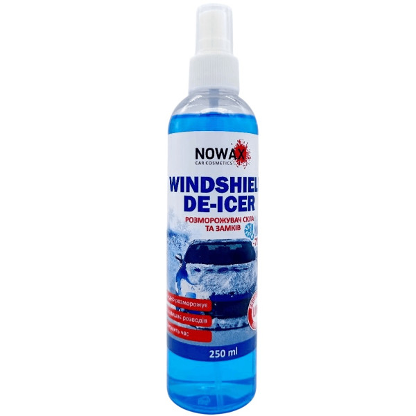 Размораживатель стекол и замков NOWAX Windshield DE-ICER -70°C 250 мл