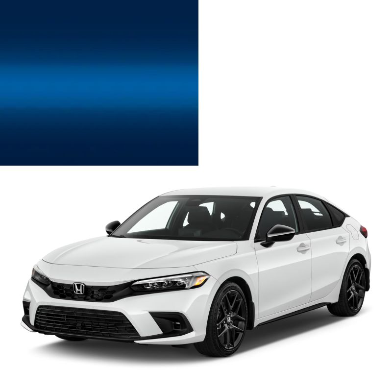 Краска по коду металлик синяя B504P AEGEAN BLUE для автомобилей Honda Краска по коду металлик синяя B504P AEGEAN BLUE для автомобилей Honda