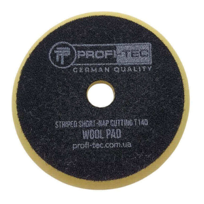 Полировальная губка PROFI-TEC WOOL PAD STRIPED SHORT NAP CUTTING T140 Полировальная губка PROFI-TEC WOOL PAD STRIPED SHORT NAP CUTTING T140