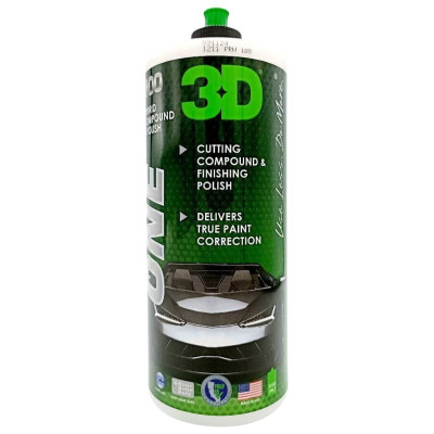 Паста полировальная 3D One Hybrid Compound and Polish 1л