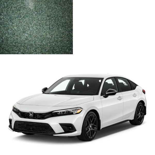 Краска по коду металлик зеленая G86P DARK GREEN BAIKAL для автомобилей Honda