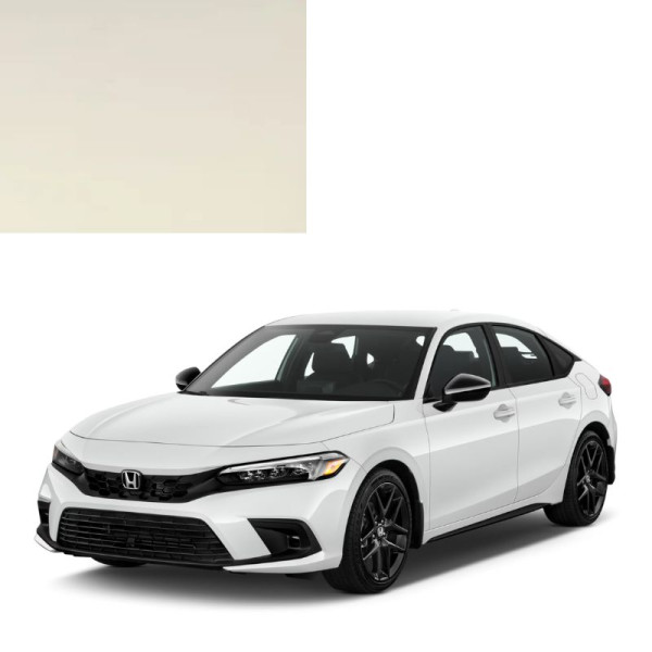 Краска по коду базовая металлик белая NH0 WHITE для автомобилей Honda