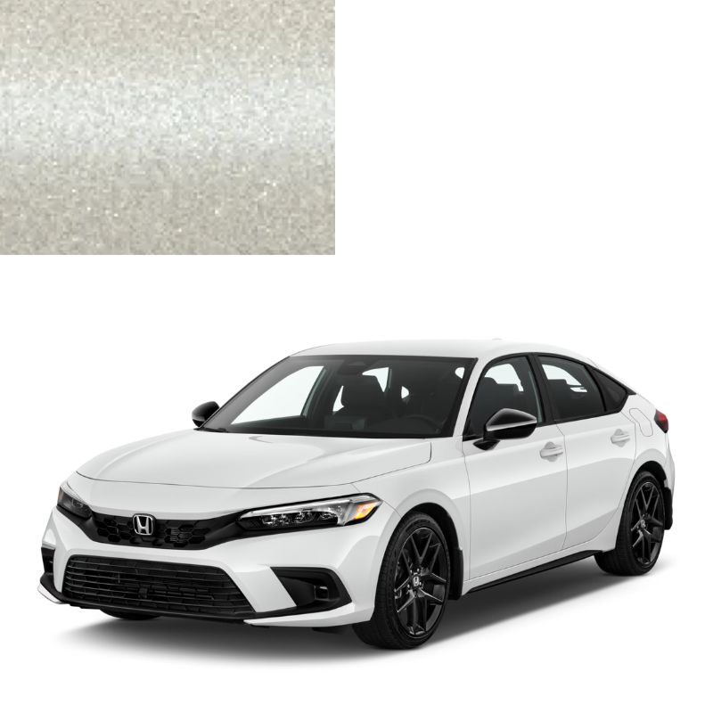 Краска по коду металлик белая NH585P NEW WHITE для автомобилей Honda Краска по коду металлик белая NH585P NEW WHITE для автомобилей Honda