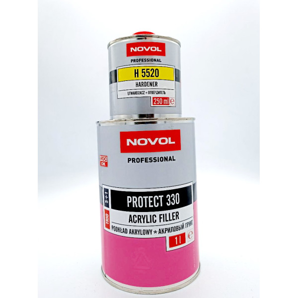 Грунт акриловый черный (1л.+отв.0,25л.) NOVOL PROTECT 330 5+1 (арт. 37341)