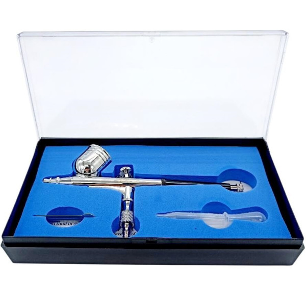 Аэрограф пневматический мини MASTERTOOL PROFI с набором аксессуаров 81-8711