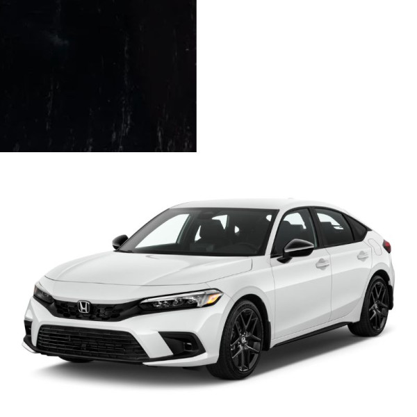 Краска по коду металлик черная NH731P CRYSTAL BLACK для автомобилей Honda