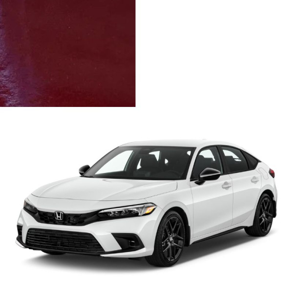 Краска по коду металлик красная R518P RADIANT RED для автомобилей Honda