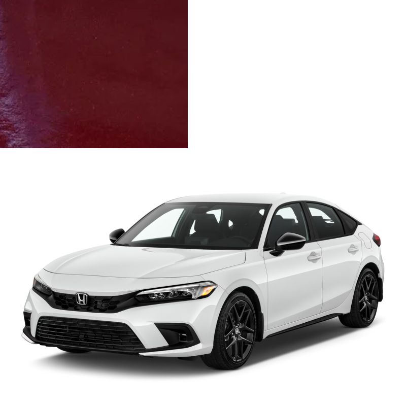 Краска по коду металлик красная R518P RADIANT RED для автомобилей Honda Краска по коду металлик красная R518P RADIANT RED для автомобилей Honda