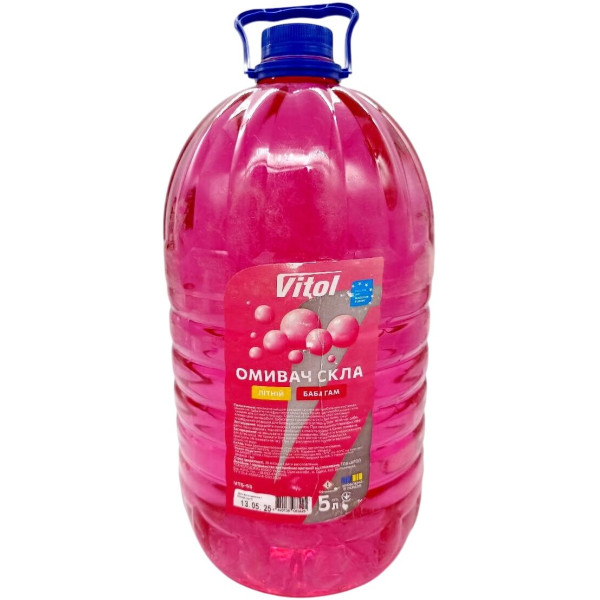 Омыватель стекол летний VITOL 5л Бабл Гам