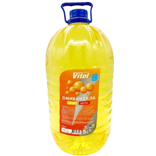 Омыватель стекол летний VITOL 5л Цитрус