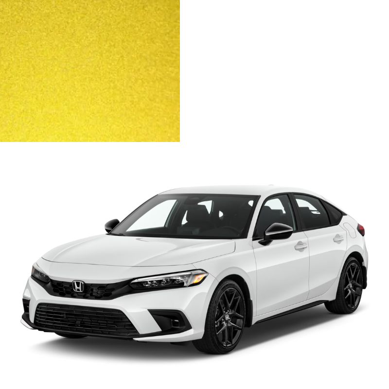 Краска по коду металлик желтая Y59M SPARKLE YELLOW для автомобилей Honda Краска по коду металлик желтая Y59M SPARKLE YELLOW для автомобилей Honda