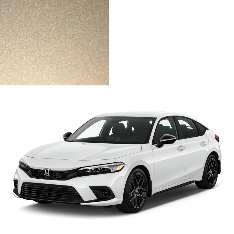 Краска по коду металлик бежевая YR524M GOLDEN SILVER для автомобилей Honda Краска по коду металлик бежевая YR524M GOLDEN SILVER для автомобилей Honda