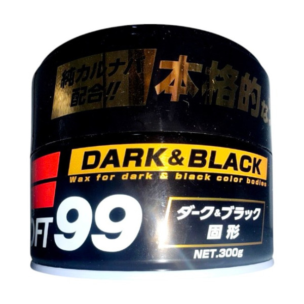 Воск твердый SOFT99 Dark & Black Wax 300 г