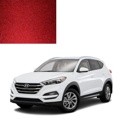Краска по коду металлик красная 1F BERRY RED для автомобилей Hyundai