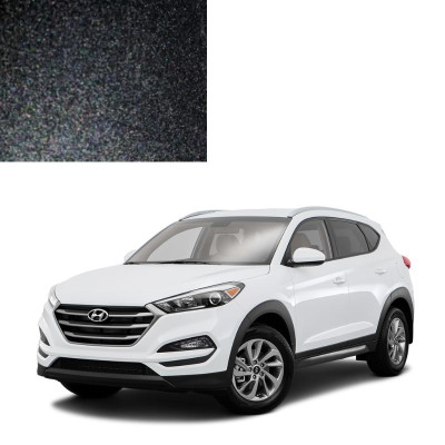Краска по коду металлик черная 9F STONE BLACK для автомобилей Hyundai
