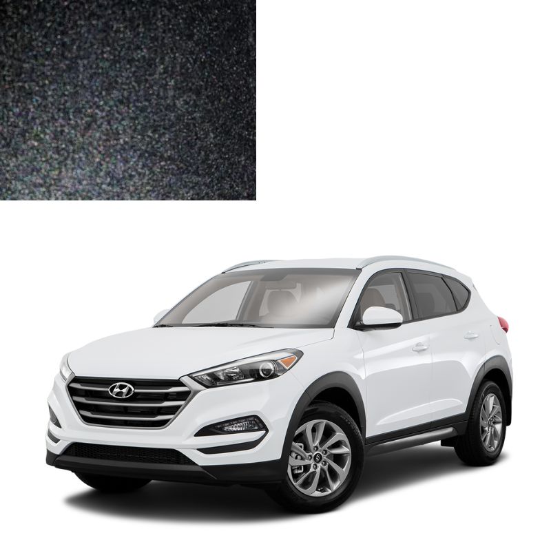 Краска по коду металлик черная 9F STONE BLACK для автомобилей Hyundai Краска по коду металлик черная 9F STONE BLACK для автомобилей Hyundai