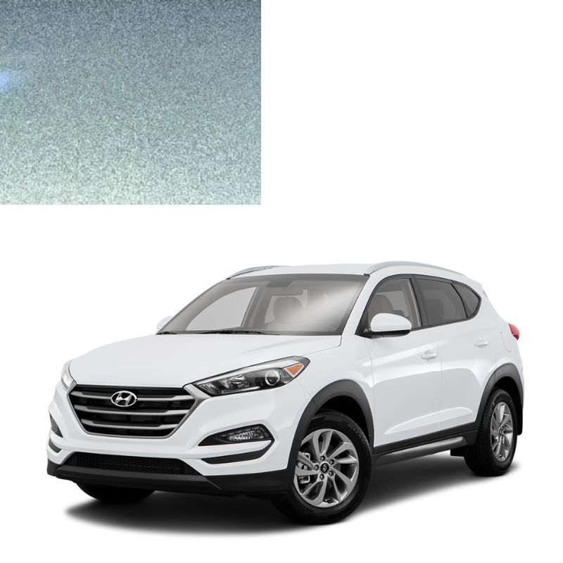 Краска по коду металлик серебристая BU AQUA SILVER для автомобилей Hyundai Краска по коду металлик серебристая BU AQUA SILVER для автомобилей Hyundai