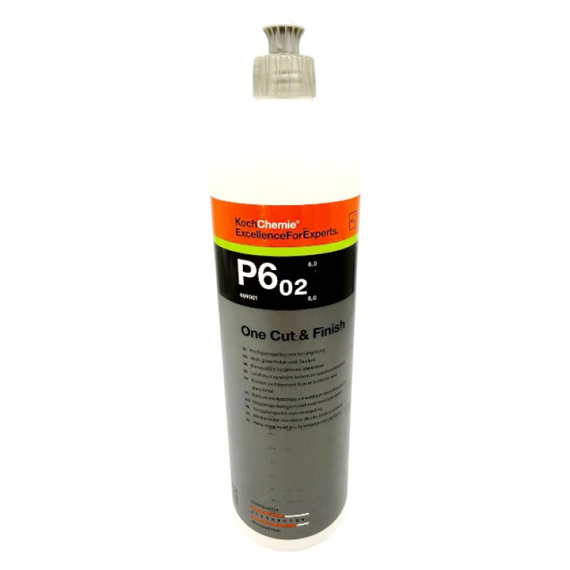 Паста полировальная Koch Chemie P6.02 One Cut Finish 1л (арт. 429001) Паста полировальная Koch Chemie P6.02 One Cut Finish 1л (арт. 429001)