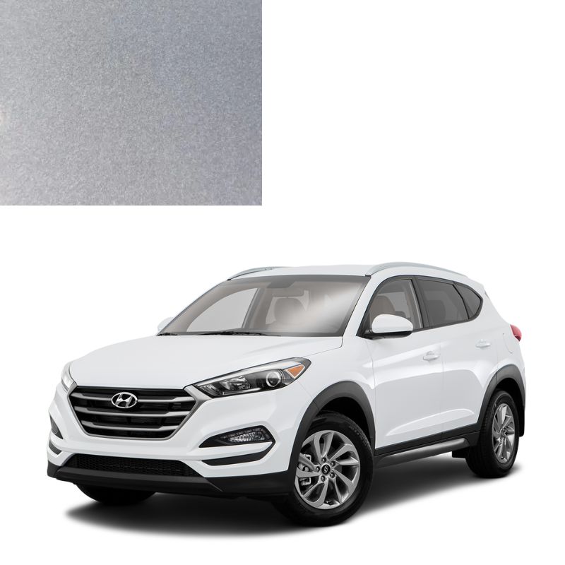 Краска по коду металлик серебристая BX BRIGHT SILVER для автомобилей Hyundai