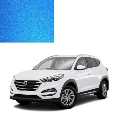 Краска по коду металлик синяя DE ALPINE BLUE для автомобилей Hyundai