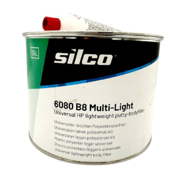 Шпаклевка универсальная легкая Silco Multi light B8 1,5л.