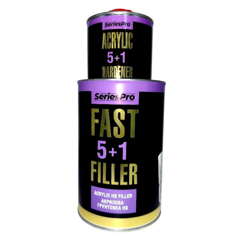 Грунт акриловый CS System SeriesPro FastFiller 5+1 Черный (1л+отв. 0.2л)