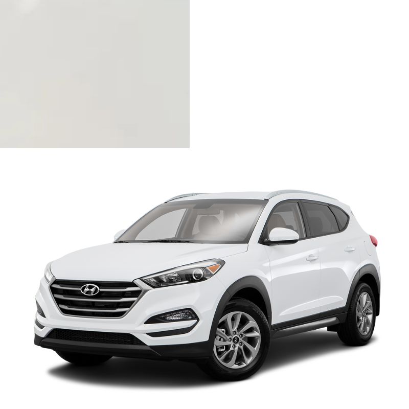 Фарба за кодом металік біла NW NOBLE WHITE для автомобілів Hyundai Фарба за кодом металік біла NW NOBLE WHITE для автомобілів Hyundai