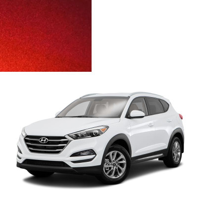 Краска по коду металлик красная RER REMINGTON RED для автомобилей Hyundai