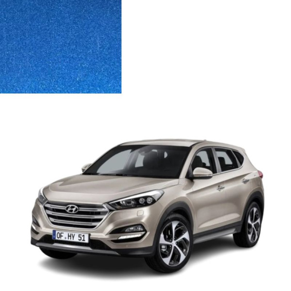 Краска по коду металлик синяя VU (VU8) COAST BLUE для автомобилей Hyundai