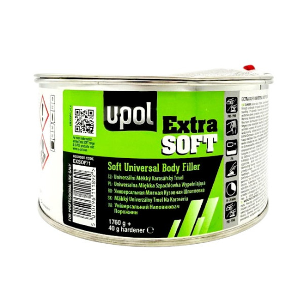 Шпаклевка универсальная U-POL Extra Soft 1л