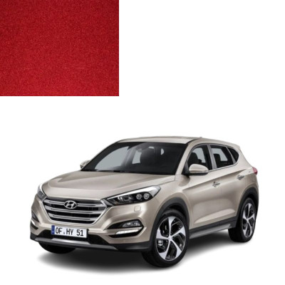 Краска по коду металлик красная X2R RED PASSION для автомобилей Hyundai