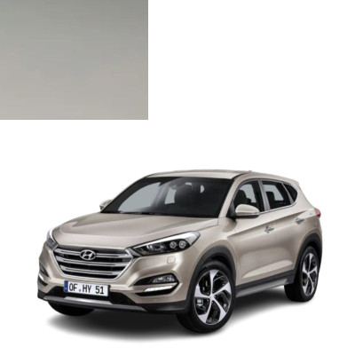 Краска по коду металлик белая YAC CREAMY WHITE для автомобилей Hyundai
