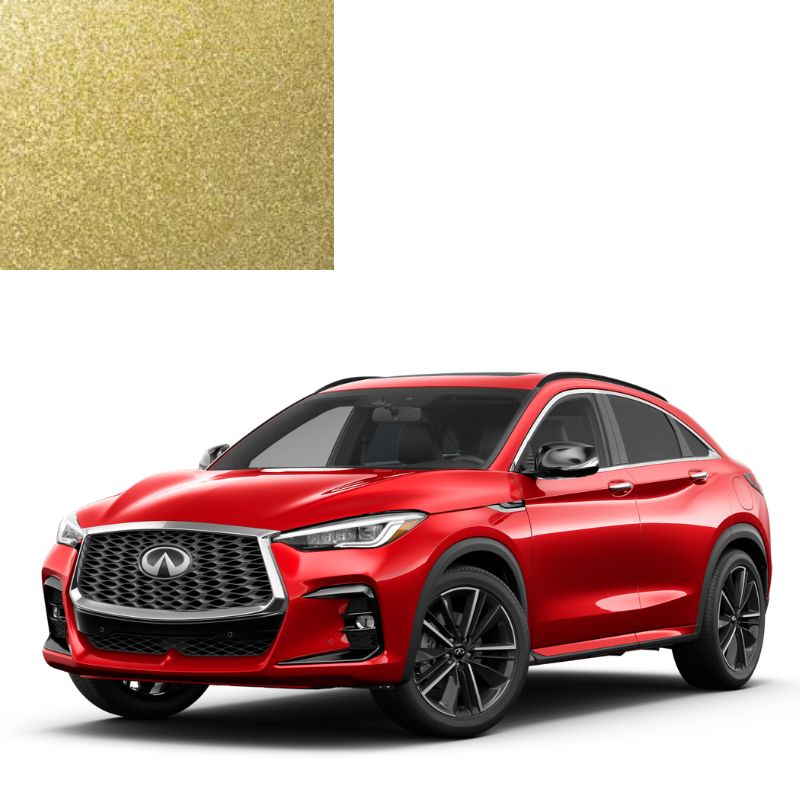 Фарба за кодом металік жовта EBC GOLD для автомобілів INFINITI Фарба за кодом металік жовта EBC GOLD для автомобілів INFINITI