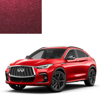 Краска по коду металлик красная NAB DARK RED для автомобилей INFINITI
