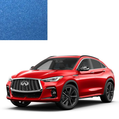Краска по коду металлик синяя RAW BLUE для автомобилей INFINITI