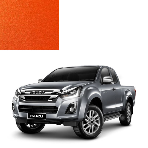 Краска по коду металлик оранжевая 28U INFERNO ORANGE для автомобилей ISUZU