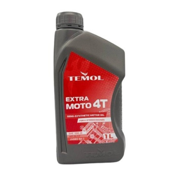 Моторное масло для генераторов TEMOL EXTRA MOTO 4T 10W-30 1л