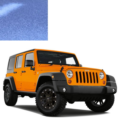 Фарба за кодом металік синя CBK (PBK) AERO BLUE для автомобілів Jeep