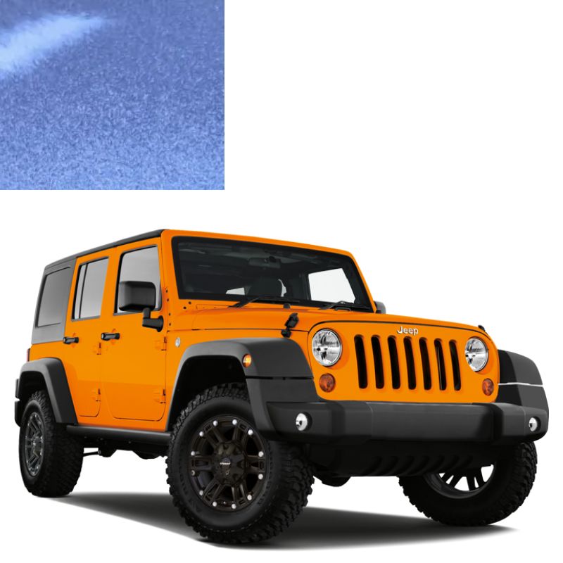 Краска по коду металлик синяя CBK (PBK) AERO BLUE для автомобилей Jeep