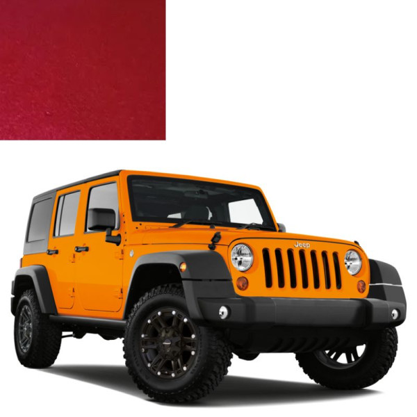 Краска по коду металлик красная JRM (PRM) REDLINE для автомобилей Jeep