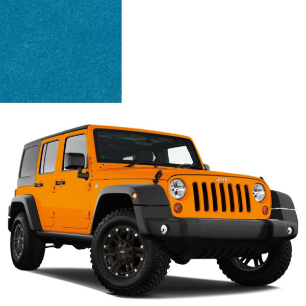 Краска по коду металлик синяя MBJ (PBJ) HYDRO BLUE для автомобилей Jeep