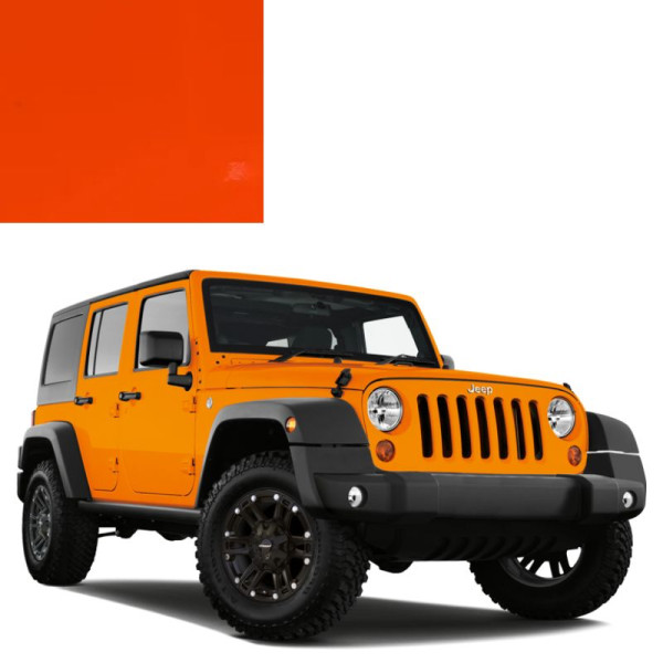 Краска по коду металлик оранжевая PE4 PUNK N для автомобилей Jeep