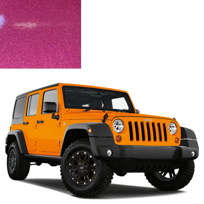 Краска по коду металлик розово-пурпурная PHP FURIOUS FUCHSIA для автомобилей Jeep