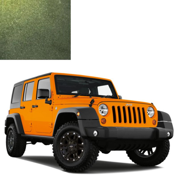 Краска по коду металлик зеленая PJN (RJN) MOSS GREEN для автомобилей Jeep