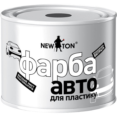 Краска структурная для бампера, антрацит, NewTon 450 мл