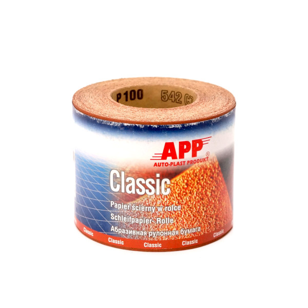 Абразивная бумага APP Сlassic ERSTA в рулоне 115мм * 25м (цена за 1м)